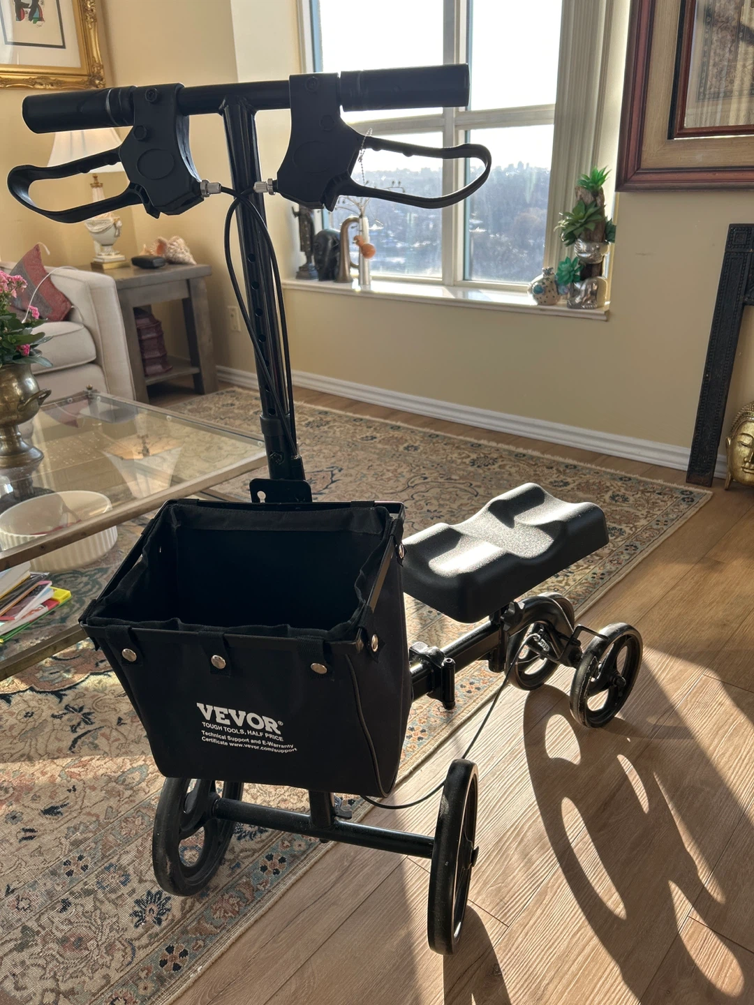 VEVOR Folding Knee Scooter Walker - photo 2