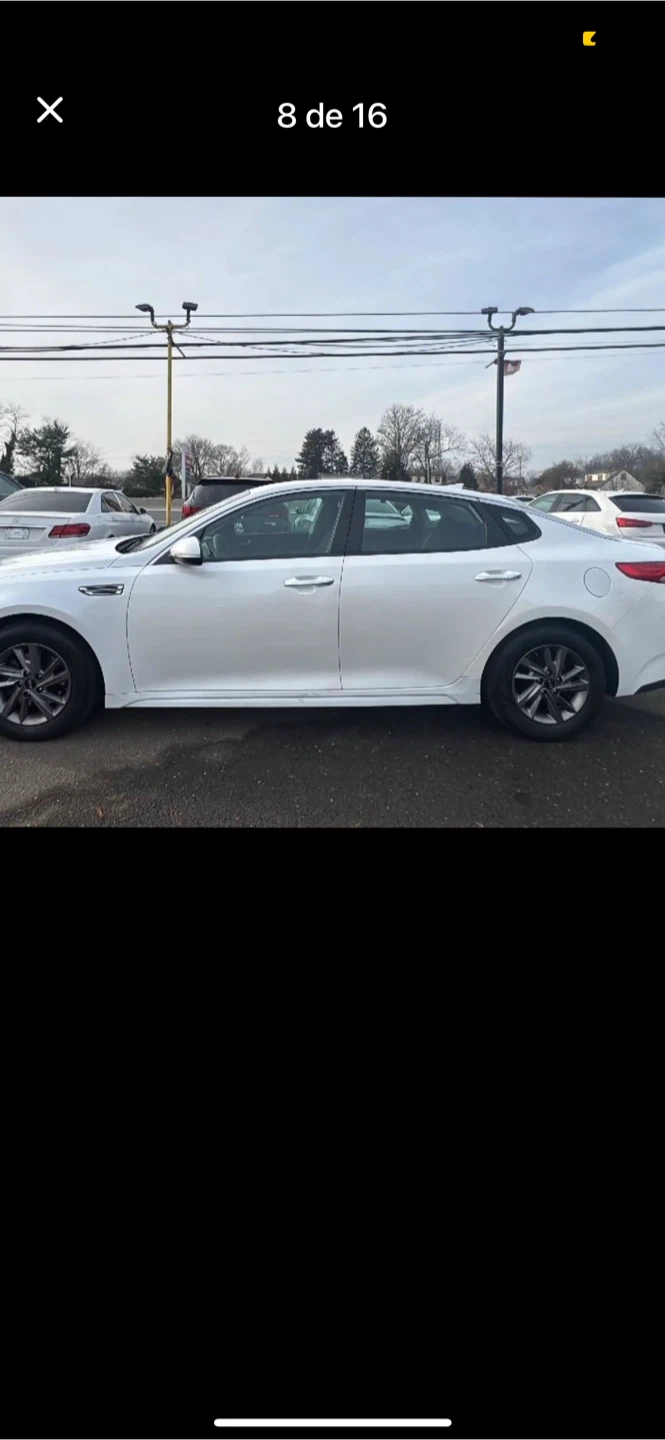 White Kia Optima Sedan - photo 3