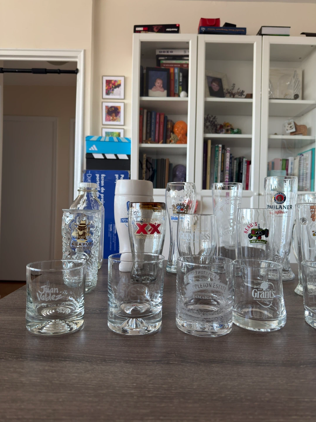Assorted Collection of Beer & whiskey Glasses - photo 5