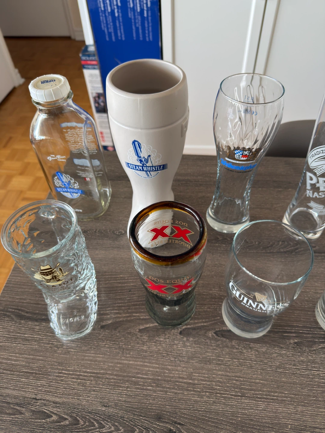 Assorted Collection of Beer & whiskey Glasses - photo 3