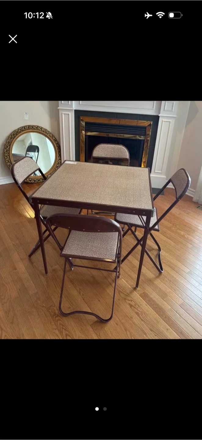 Folding Table and Chairs Set - photo 2