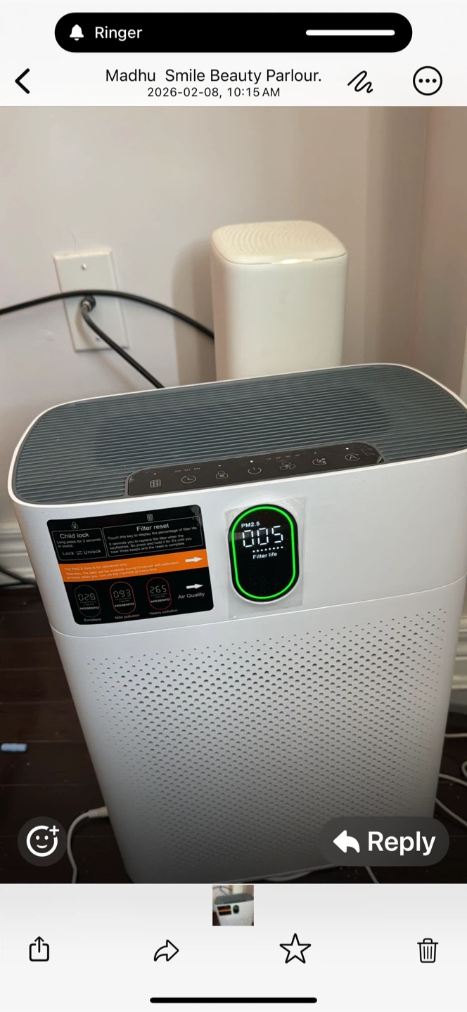 Air Purifier with HEPA Filter and PM 2.5 Display
