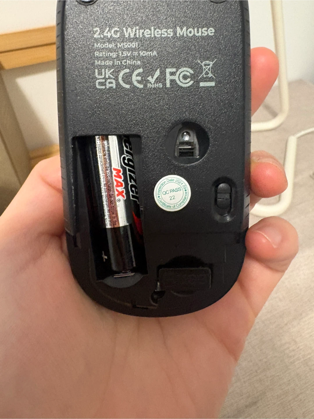 2.4G Wireless Mouse - Black - photo 3