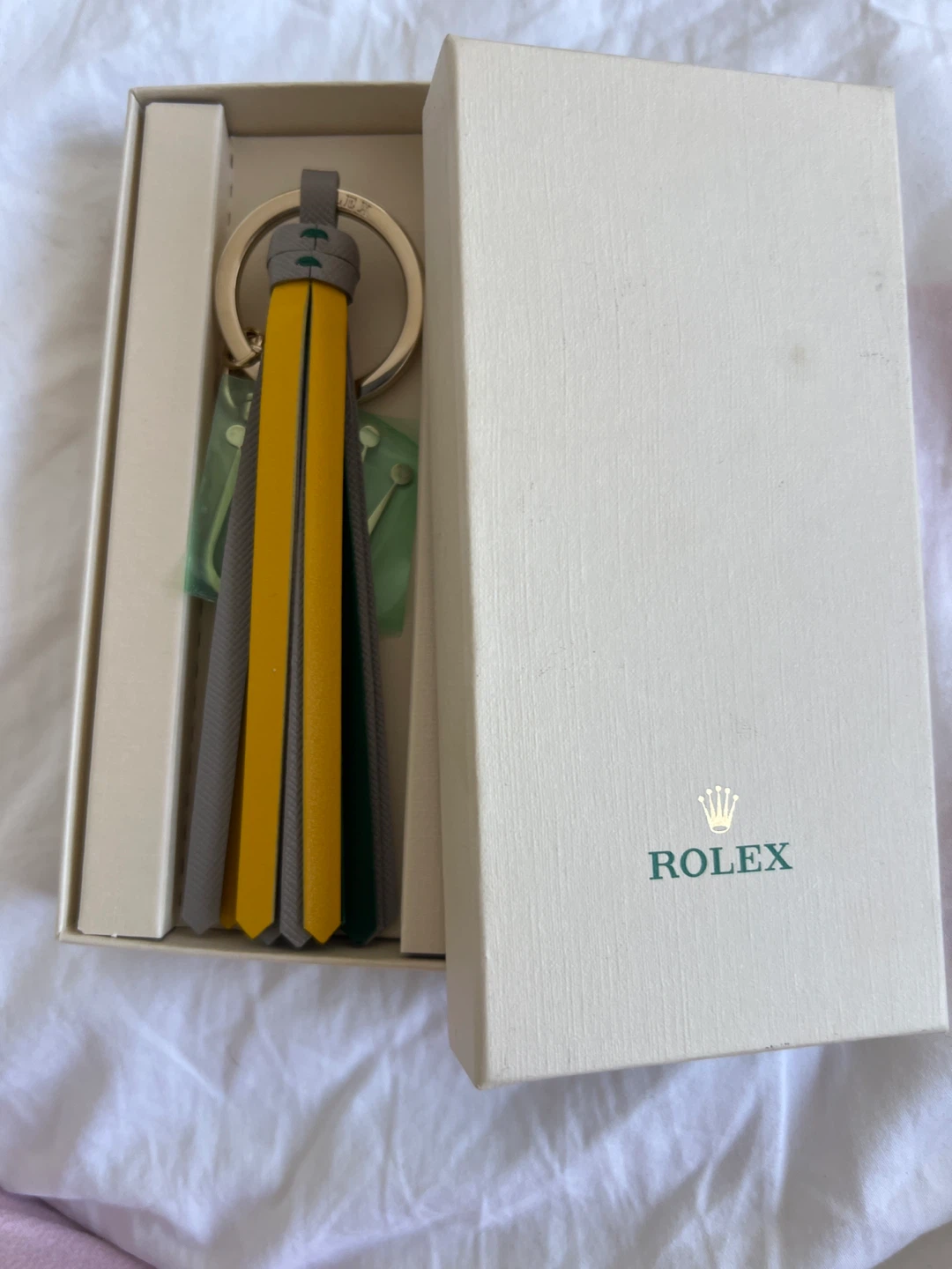 Authentic Rolex Tassel Keychain with Box - photo 2