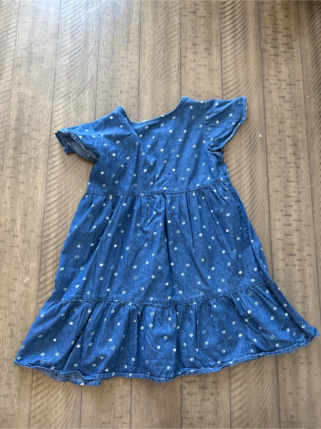 Gap Kids Denim Polka Dot Dress - photo 2