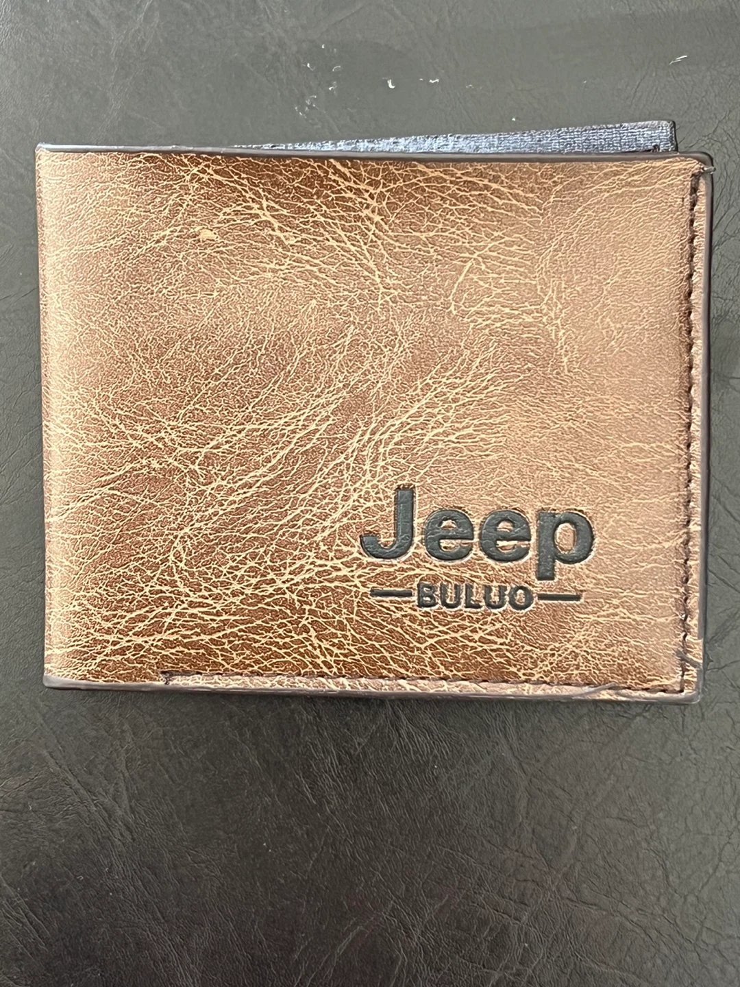 🏆Jeep Buluo Brown Bi-fold Wallet