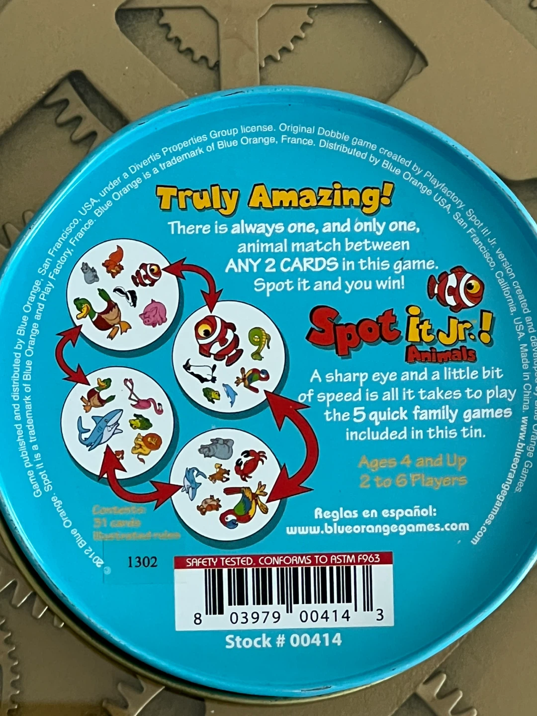 Spot It Jr! Animals Card Game 🏆 - photo 2