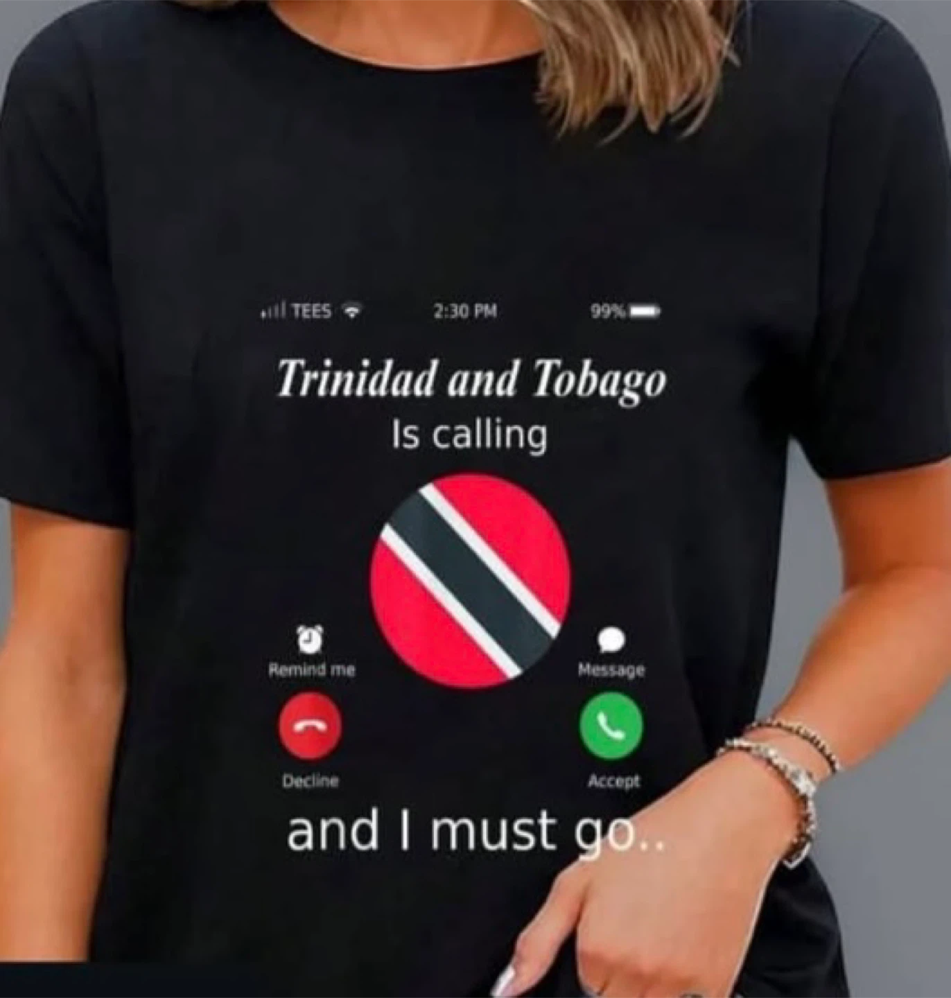 Trinidad and Tobago Is Calling T-Shirt/ doh get meh vex! - photo 2