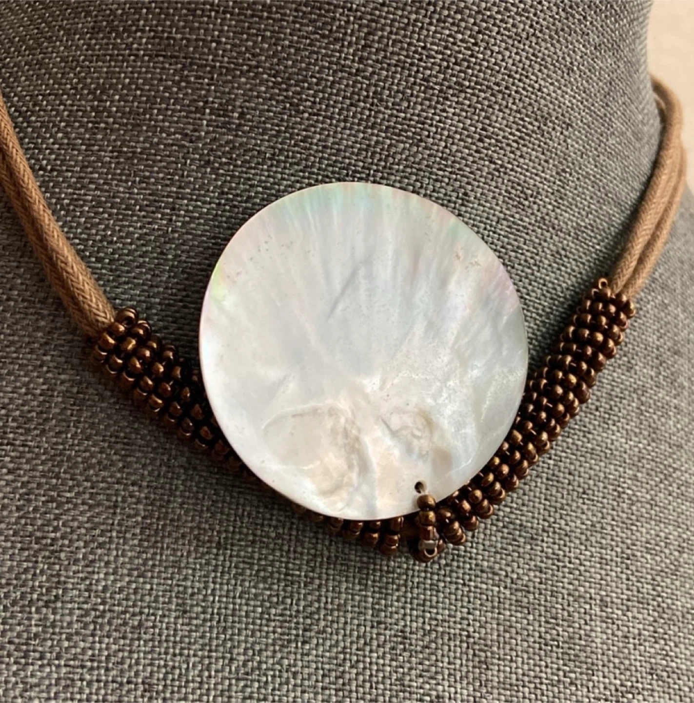 Lia Sophia Genuine Mother-of-Pearl Pendant Necklace - photo 2