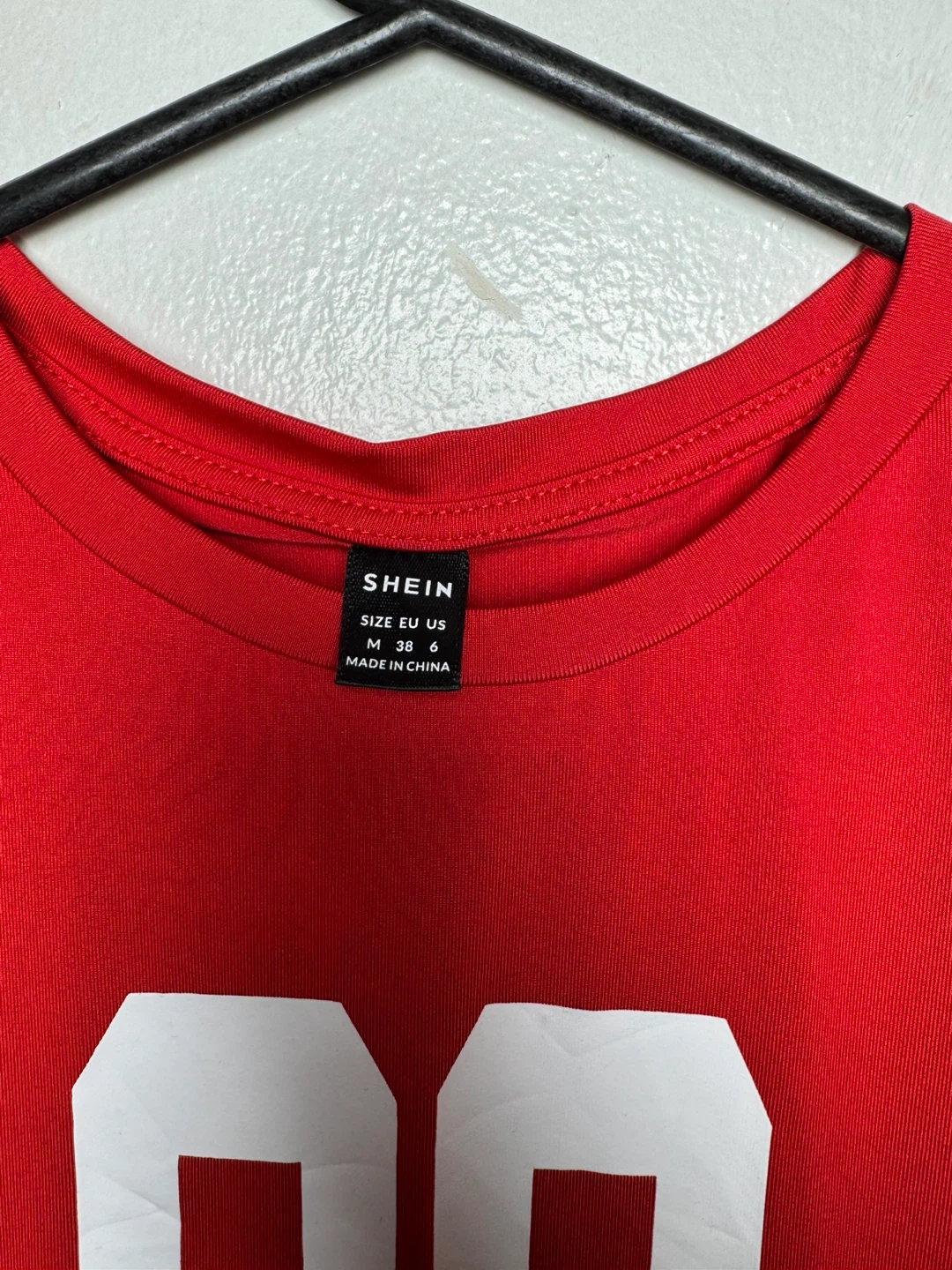 SHEIN Red "96" Graphic T-Shirt - Size M - photo 3