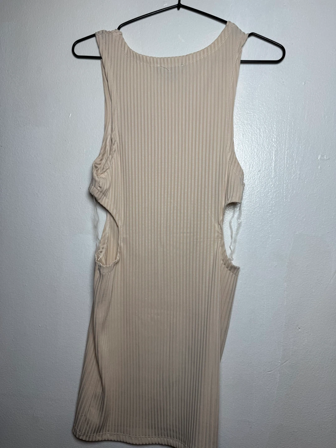 LOVE Ribbed Cutout Tank Top XL - photo 3