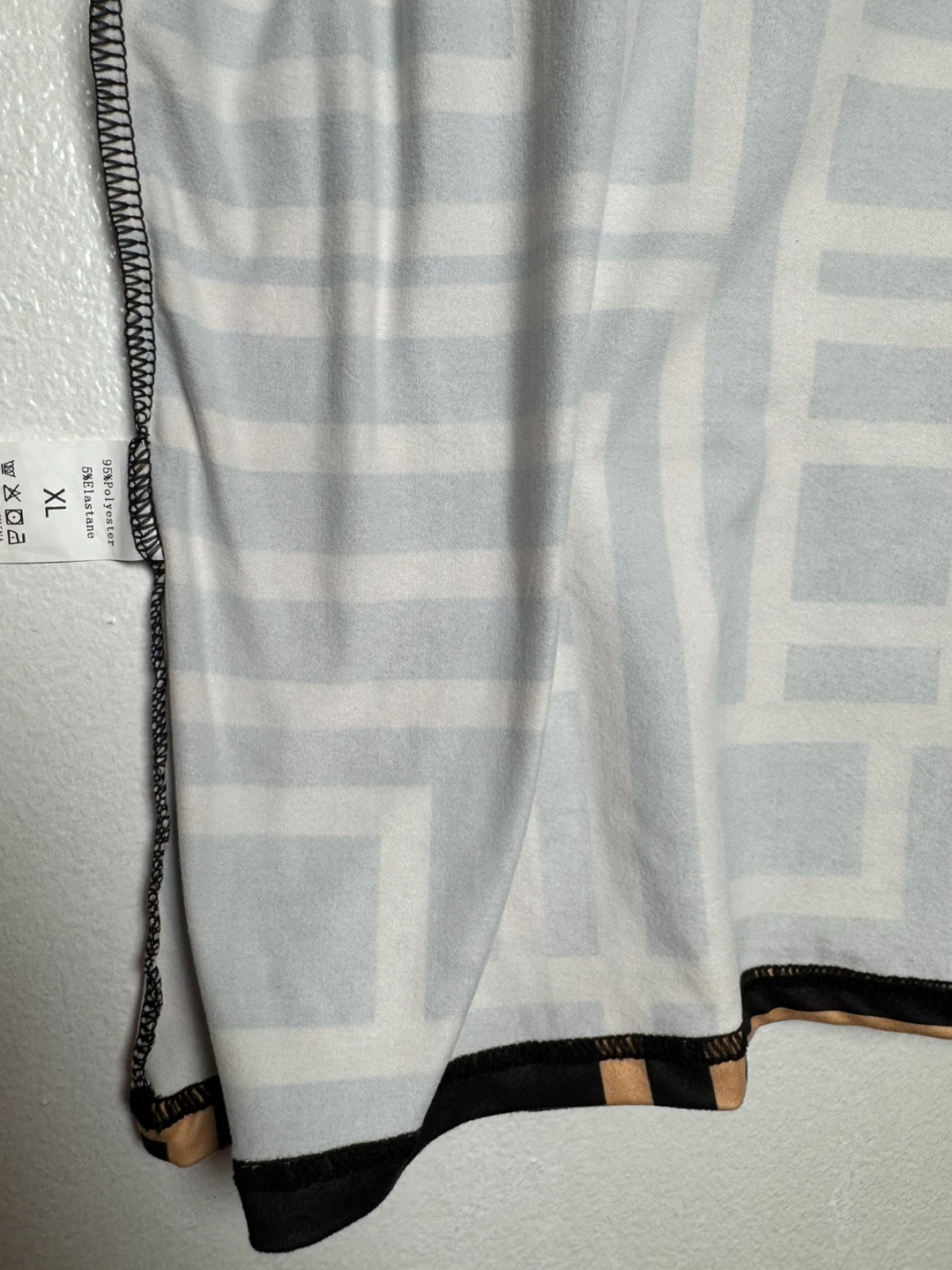 Sleeveless Mock Neck Top XL Geometric Print - photo 3