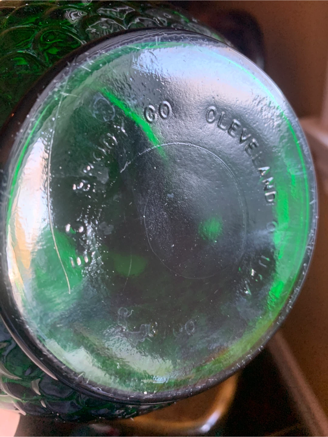 Vintage E.O. Emerald Green Glass Bowl/Planter🏆 - photo 4