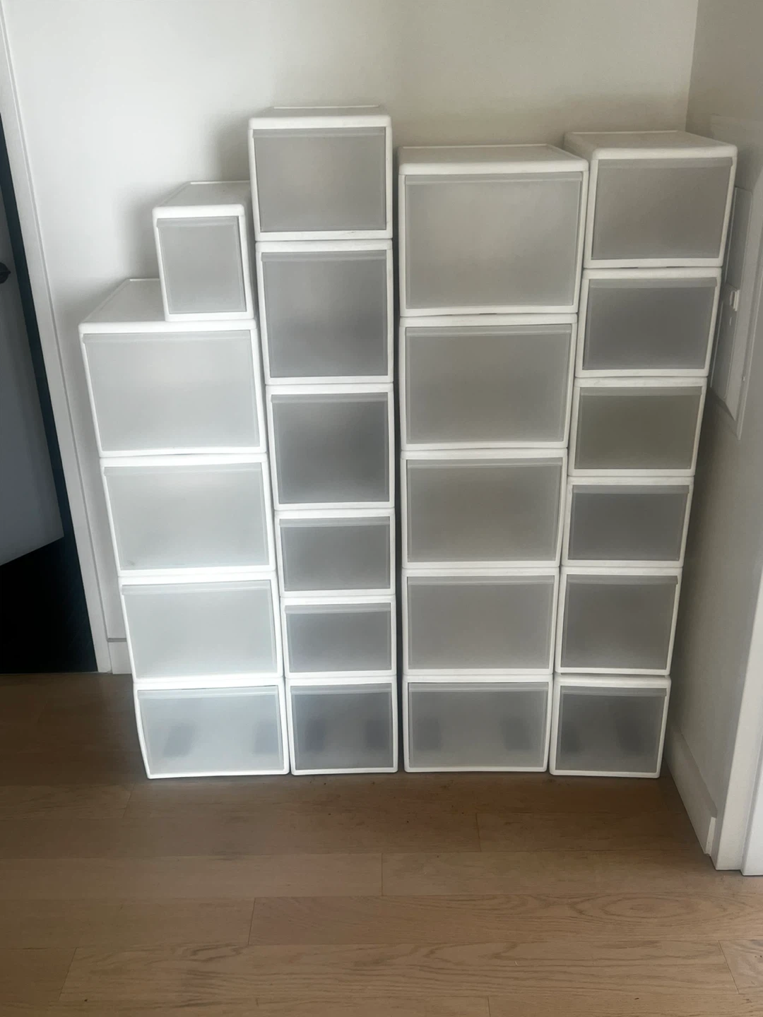 Stackable Storage Drawer Boxes (Set of 10)