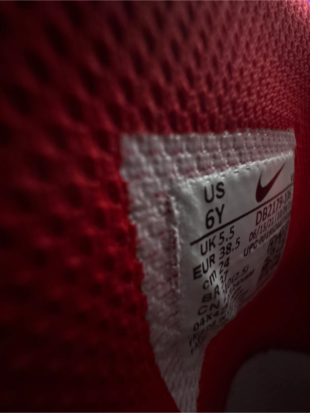 Nike Dunk High Red White Youth Sneakers - photo 3