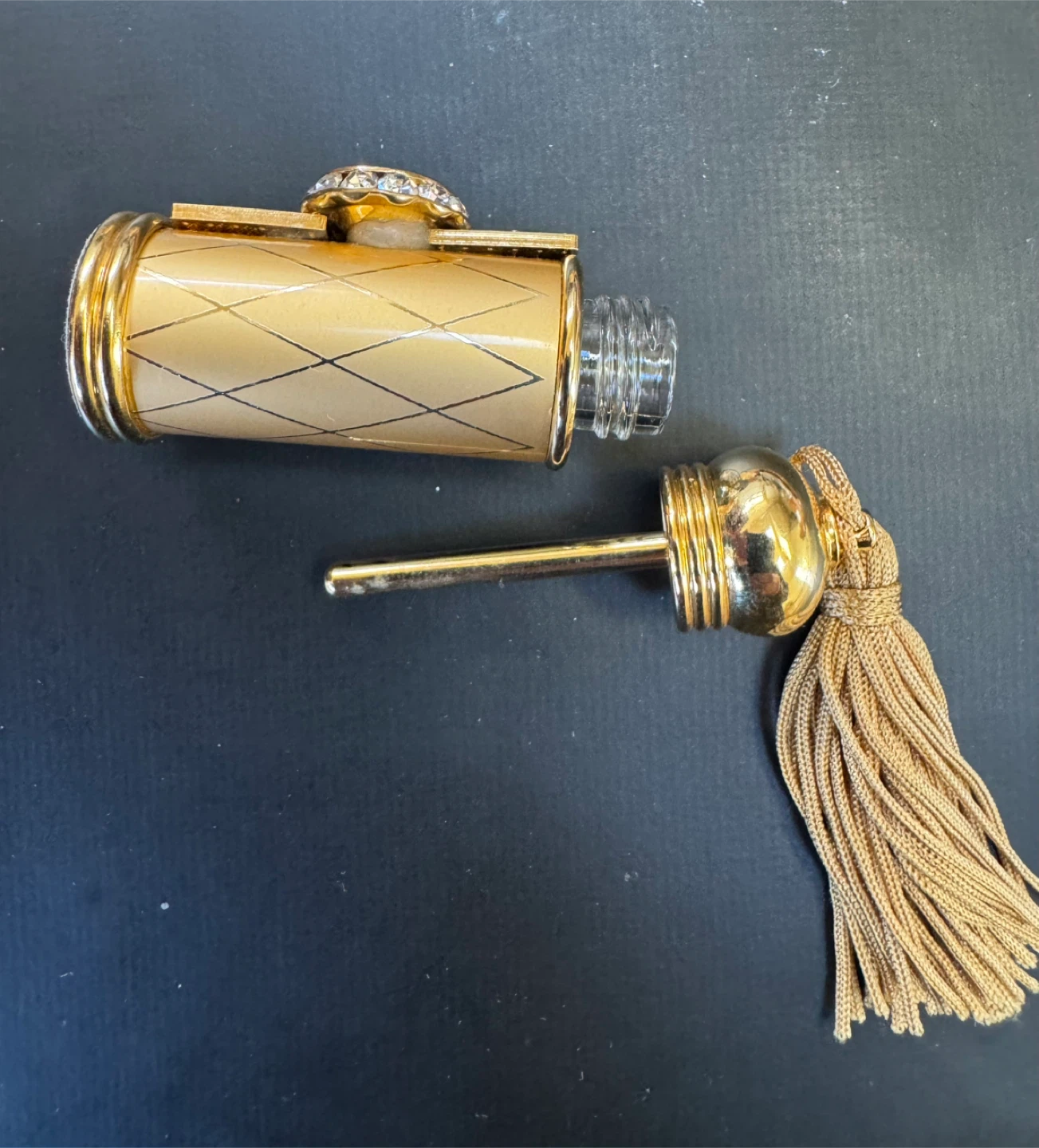 Kristabella Gold Tone Jeweled Perfume Dispenser - photo 3