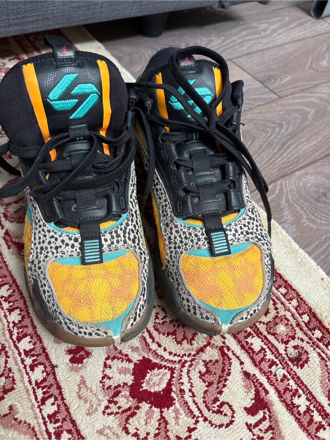 Jordan Zoom Separate GS "Leopard Teal  Orange" FQ9045-800