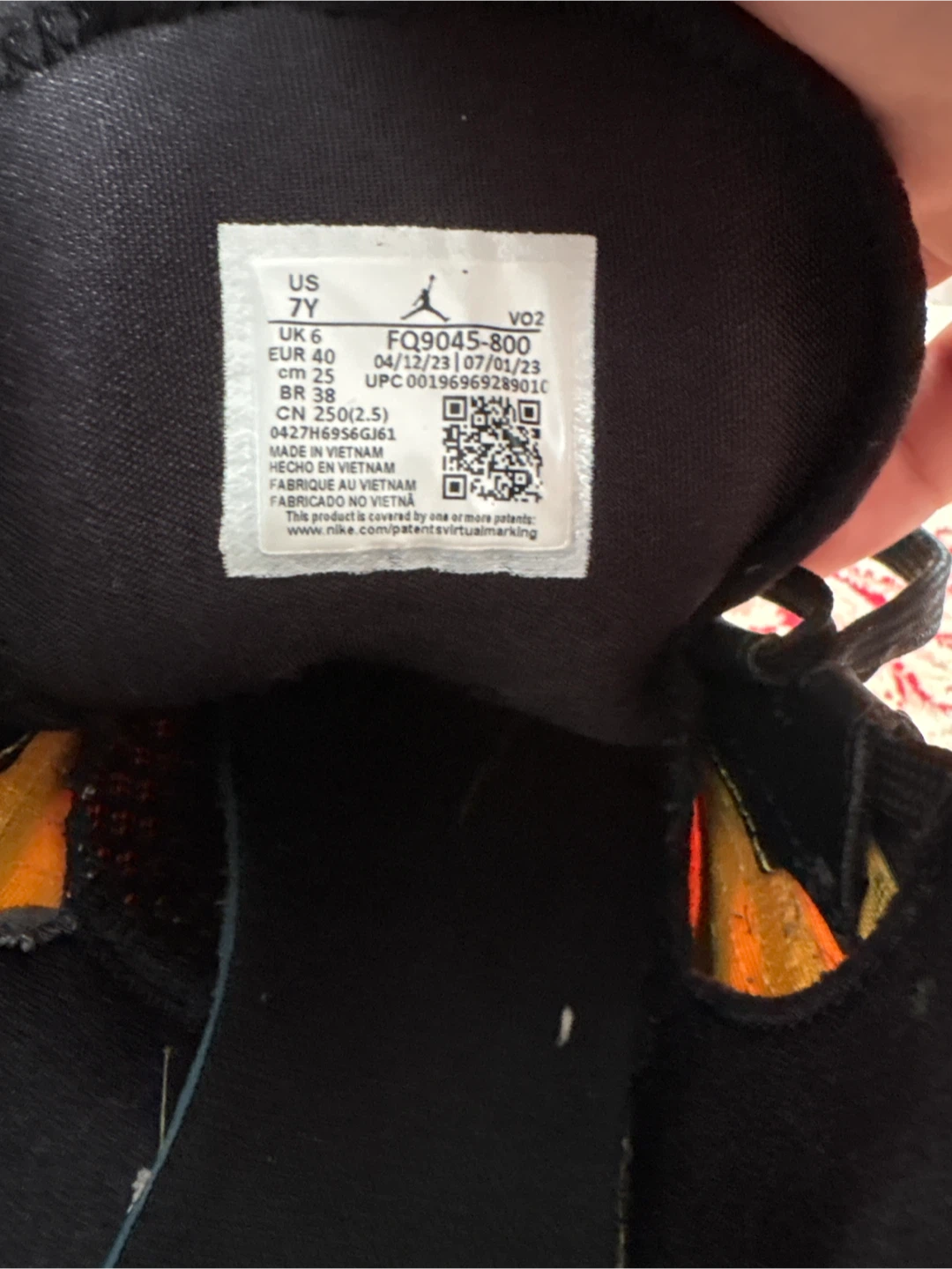 Jordan Zoom Separate GS "Leopard Teal  Orange" FQ9045-800 - photo 3