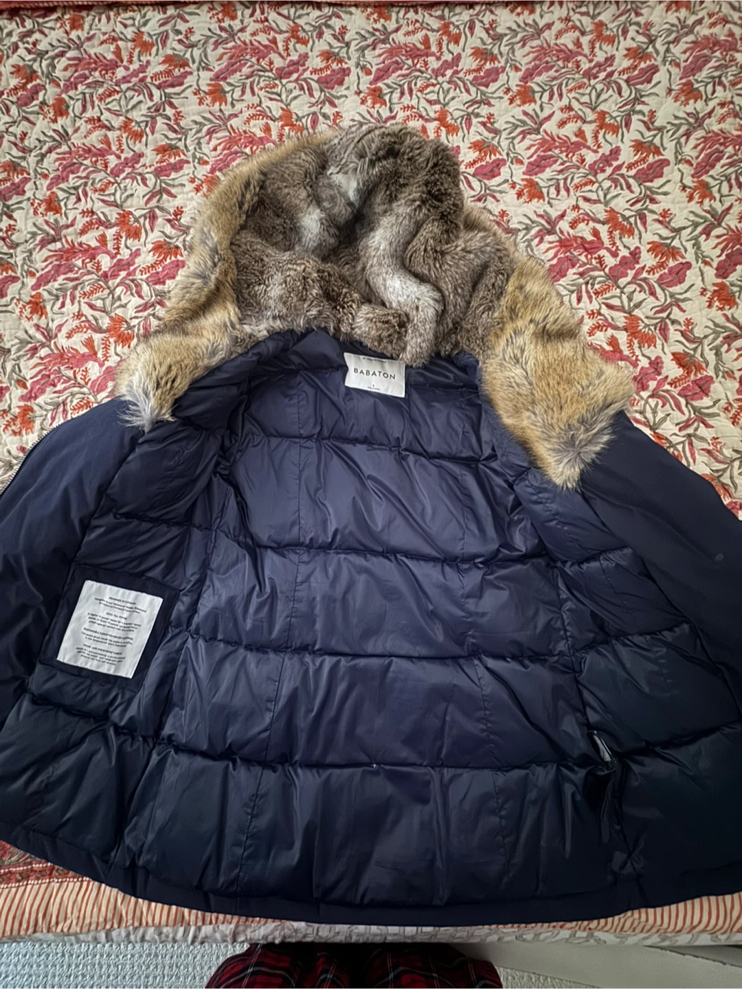 Babaton St. Moritz Parka - Navy - Size S - photo 5