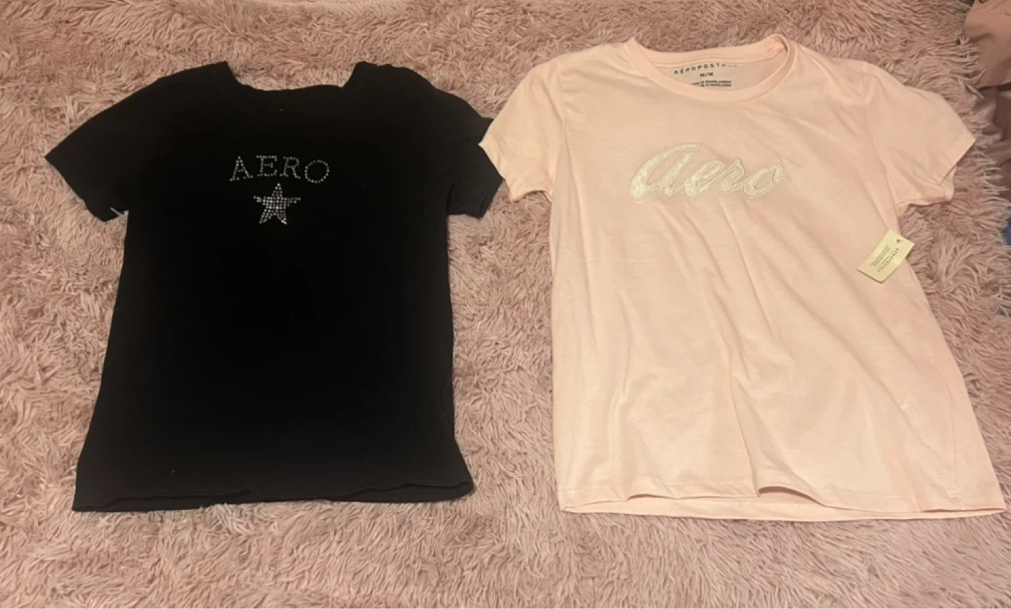 Aeropostale Pink Aero T-Shirt Size M 🏆