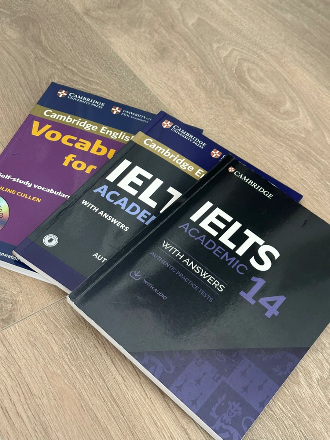 Used Cambridge IELTS Academic Tests and Vocabs