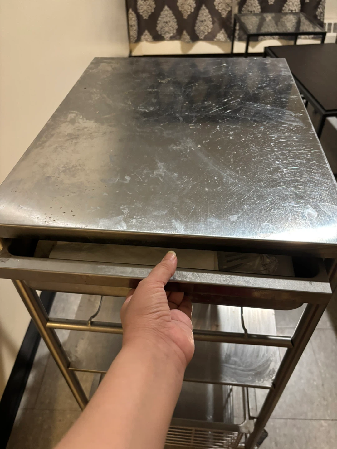 Stainless Steel Utility Cart - photo 3