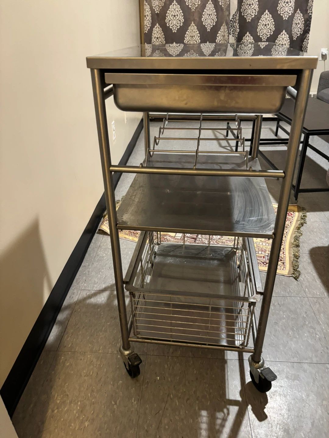 Stainless Steel Utility Cart
