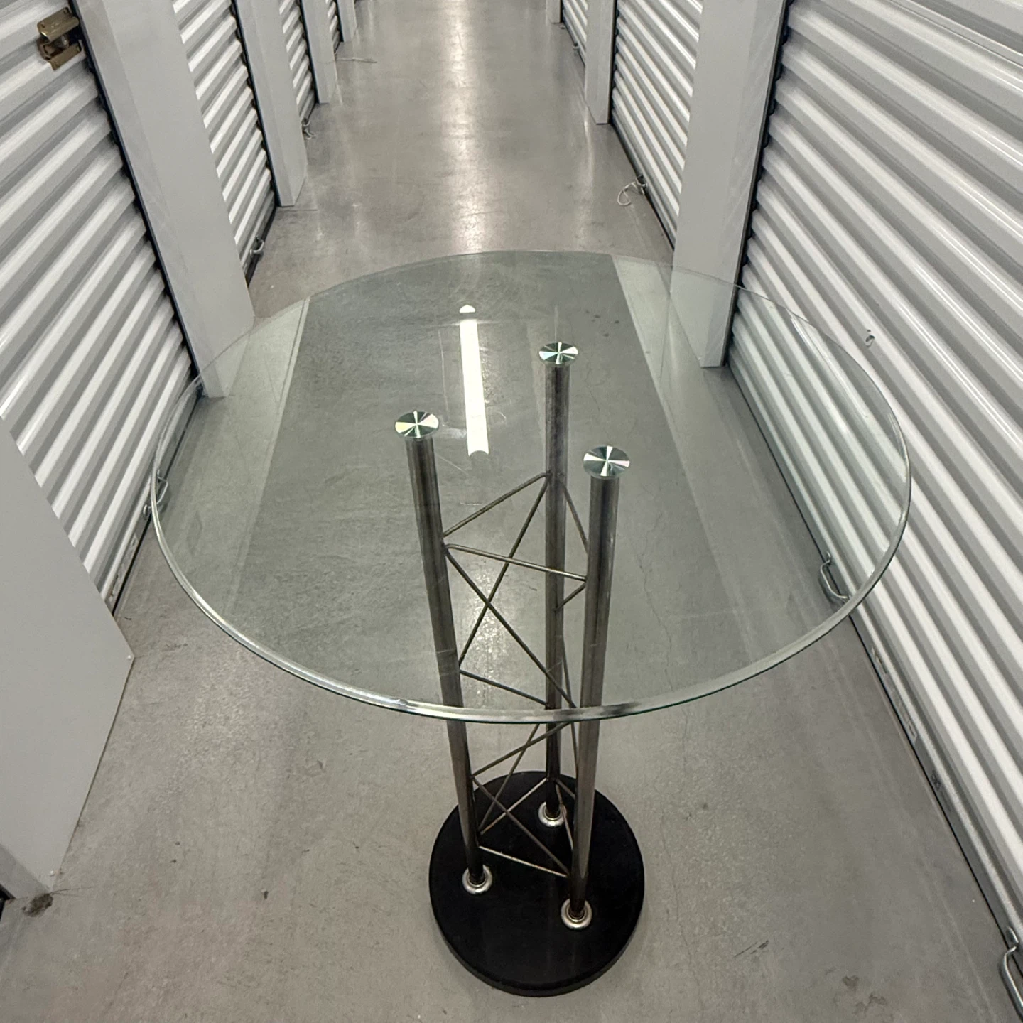 Glass Top Bar Table - photo 2