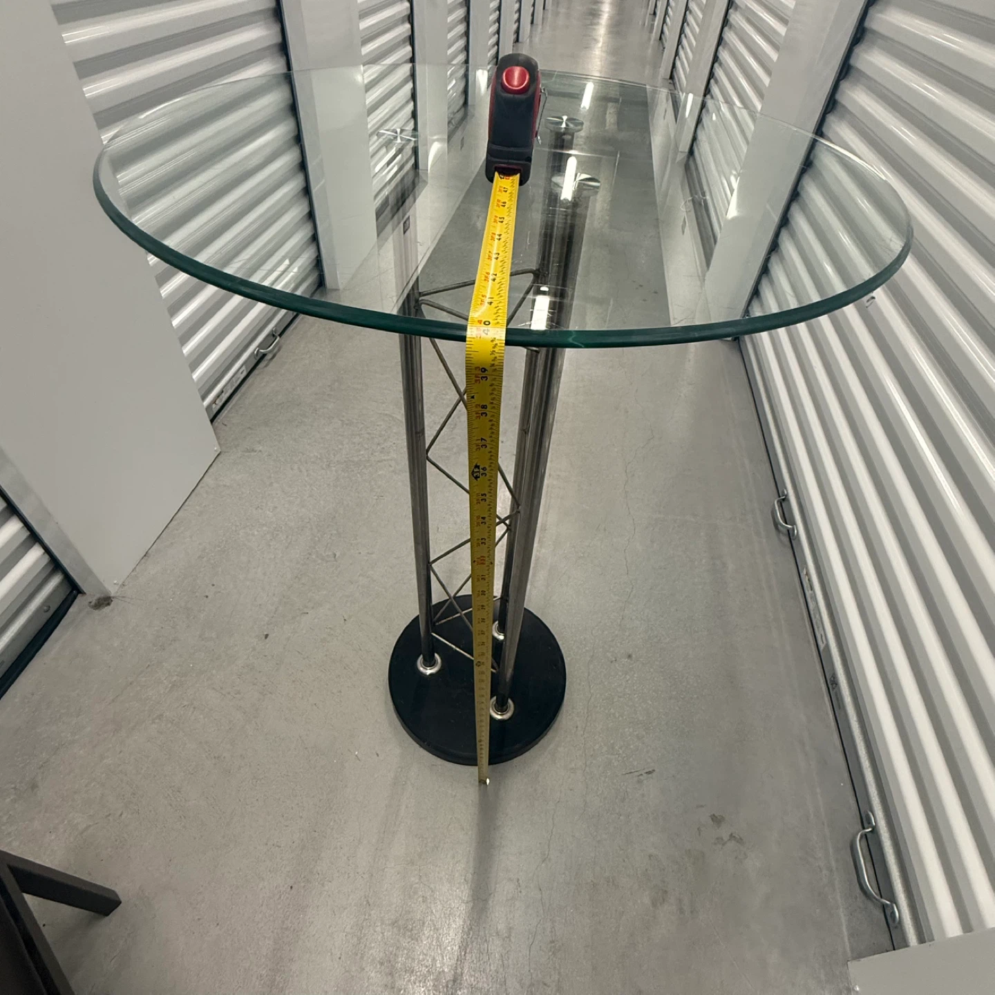 Glass Top Bar Table - photo 4