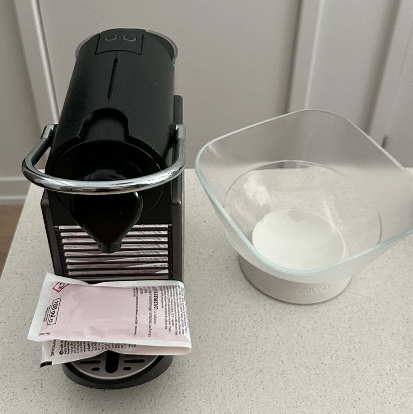 Nespresso Pixie and Capsule Dispender