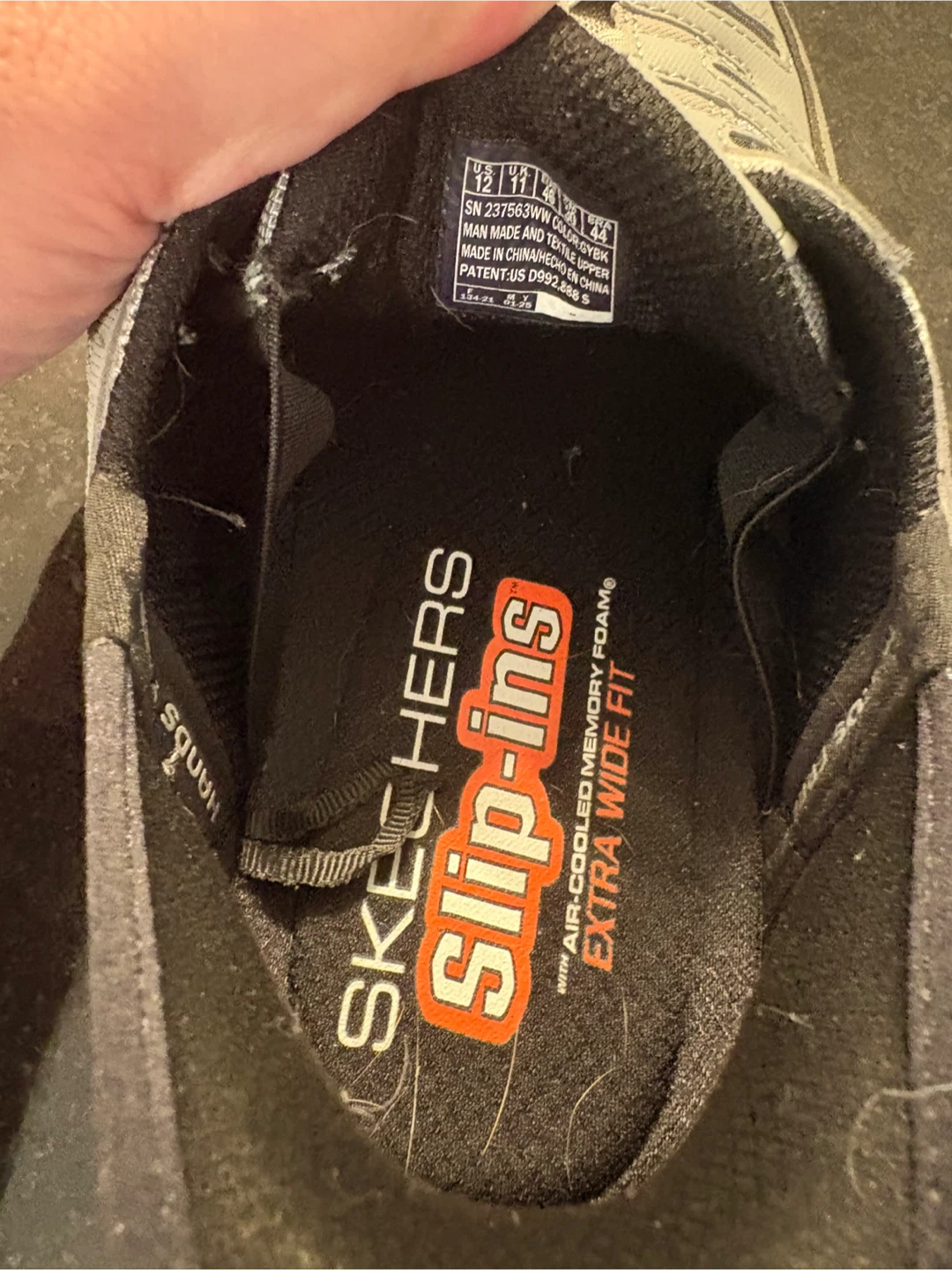 Skechers Men's Slip-Ins Extra Wide Fit Athletic Shoes Size 12 - photo 5