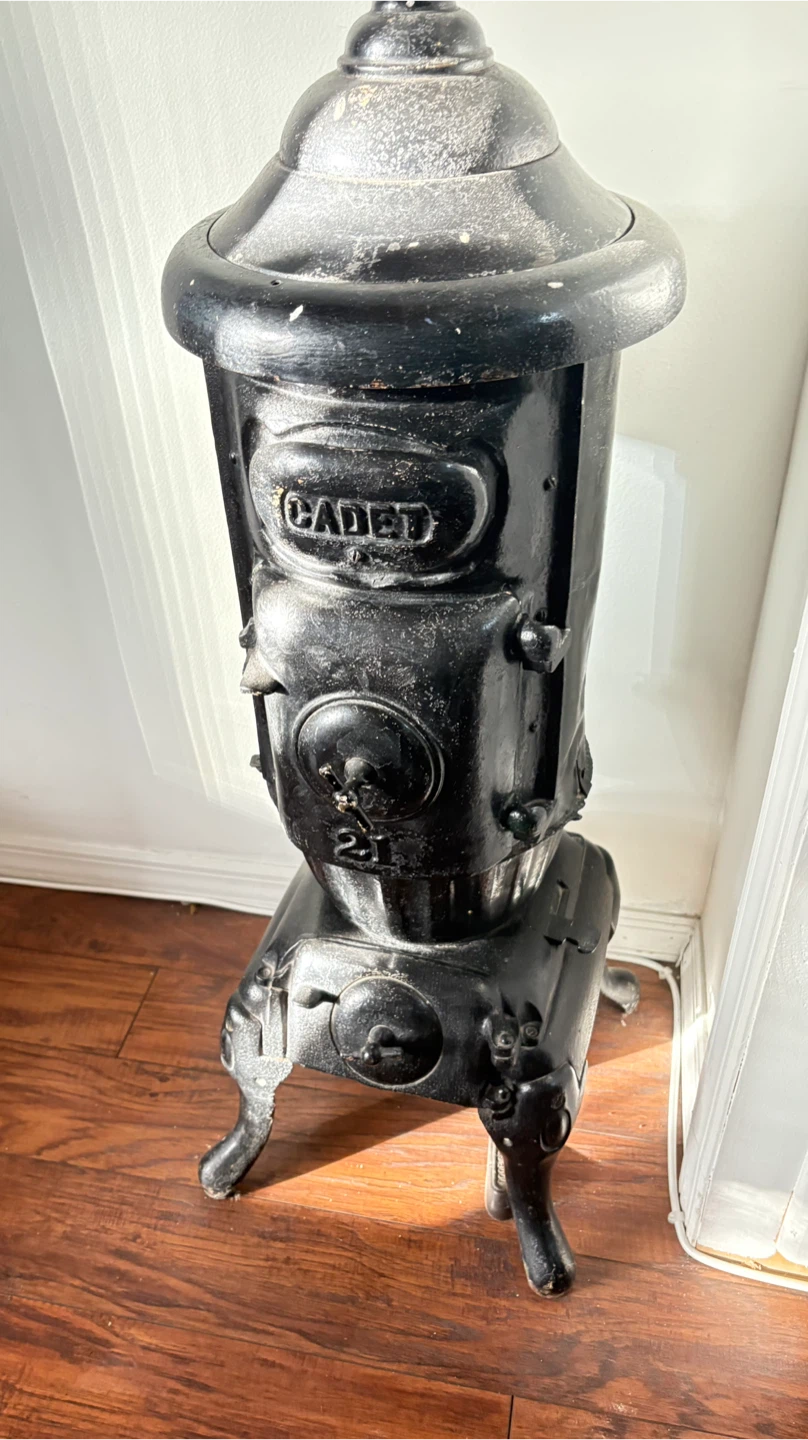 Vintage Cadet Cast Iron Wood Stove