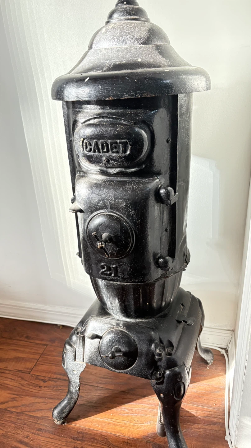 Vintage Cadet Cast Iron Wood Stove - photo 3