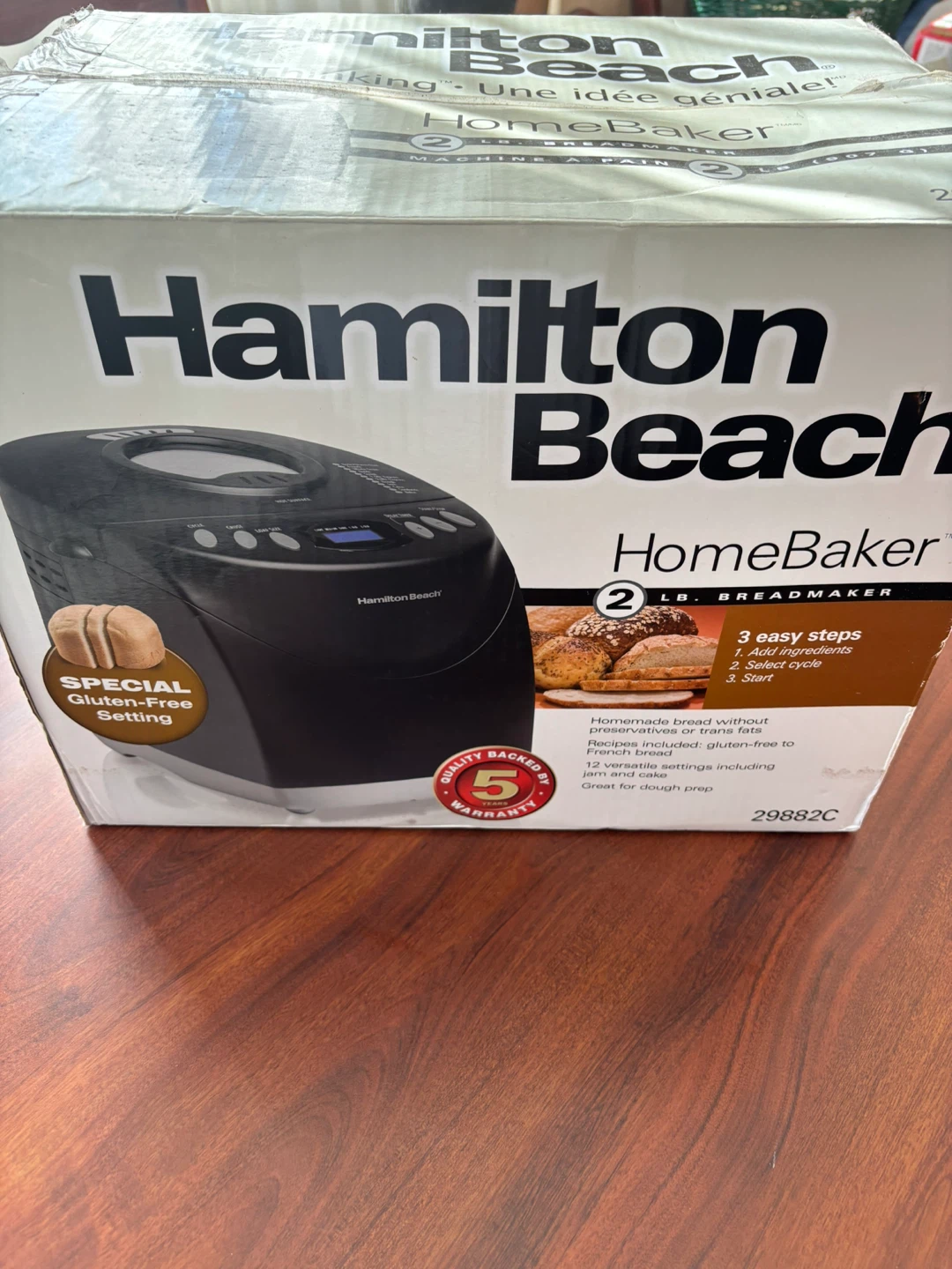 Hamilton Beach HomeBaker 2 lb Breadmaker