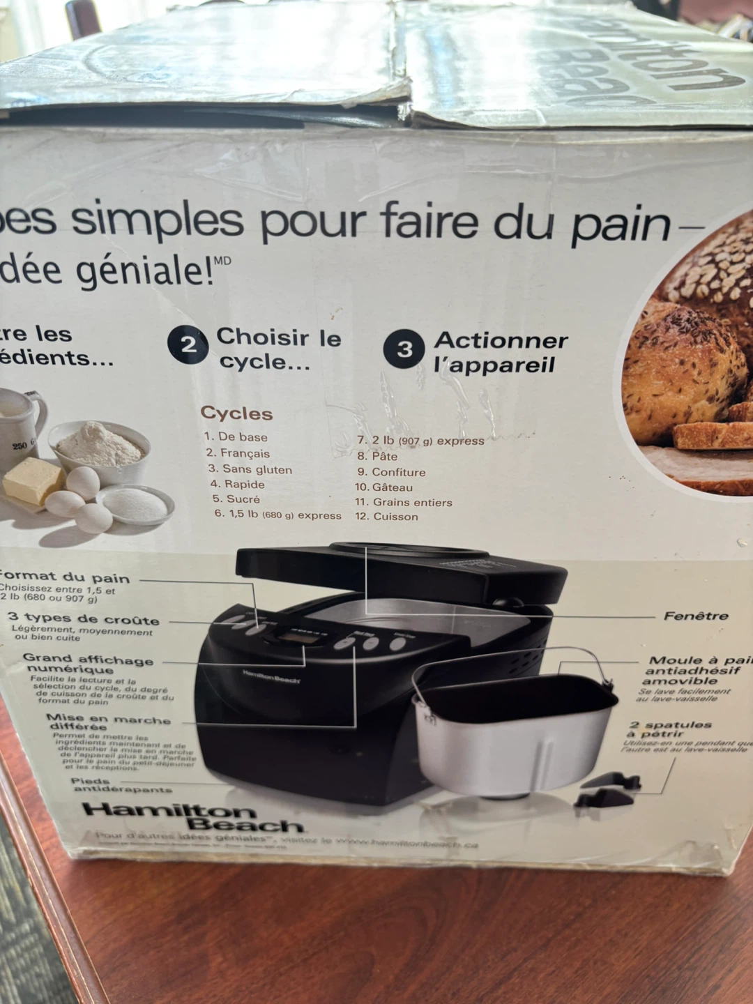 Hamilton Beach HomeBaker 2 lb Breadmaker - photo 2