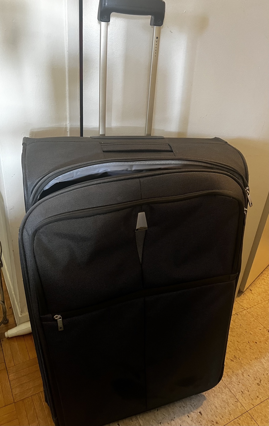 Delsey Black Rolling Suitcase-two wheels-29”