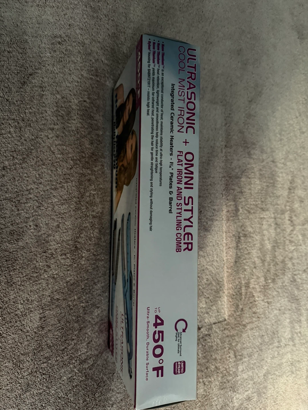 BaBylissPRO Nano Titanium Ultrasonic Cool Mist Iron - photo 4