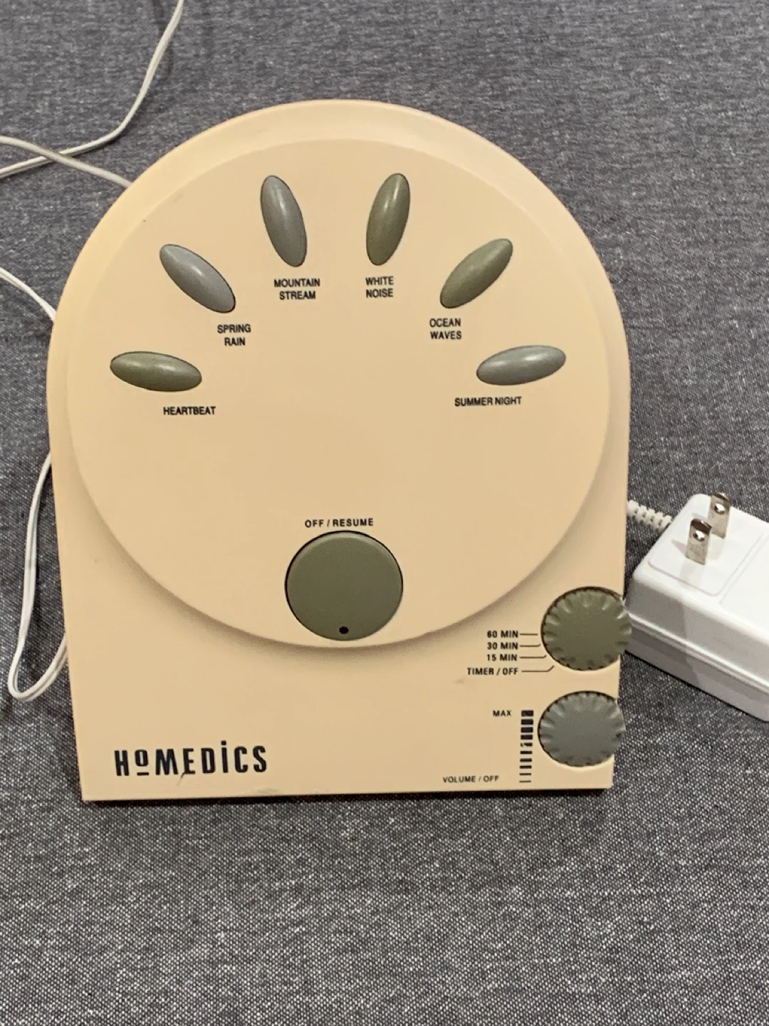 Homedics Sleeping Aid Machine – Portable White Noise