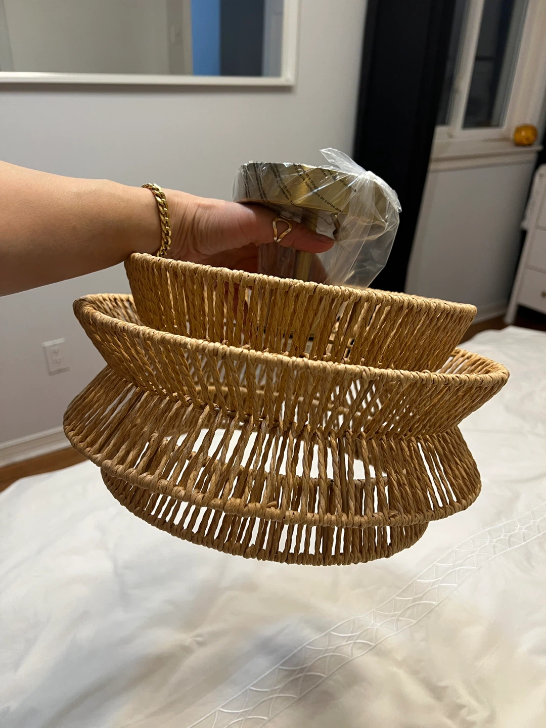 Wicker Pendant Light Shade