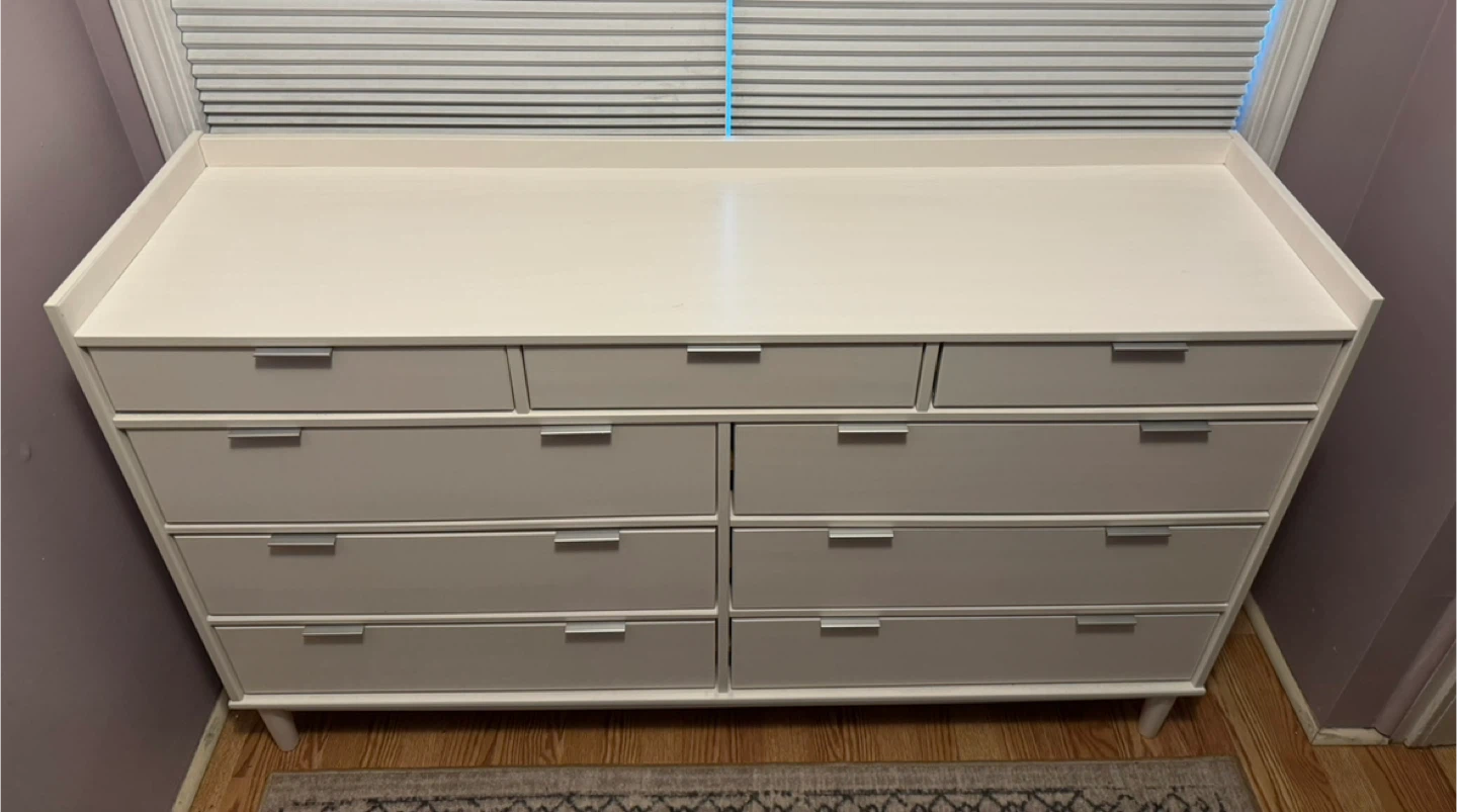 Walker Edison 9-Drawer Mid-Century Modern Style Dresser. - photo 2