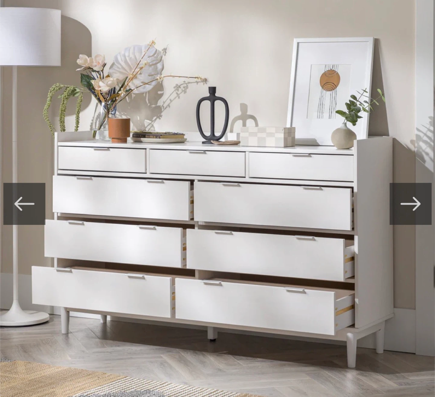 Walker Edison 9-Drawer Mid-Century Modern Style Dresser. - photo 5