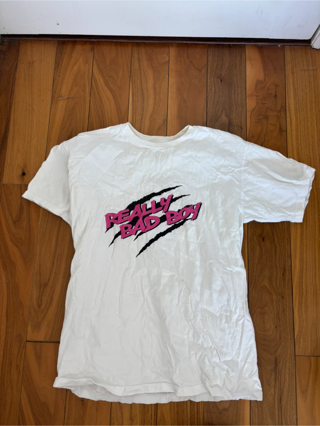 White Red Velvet Really Bad Boy T-Shirt Size M