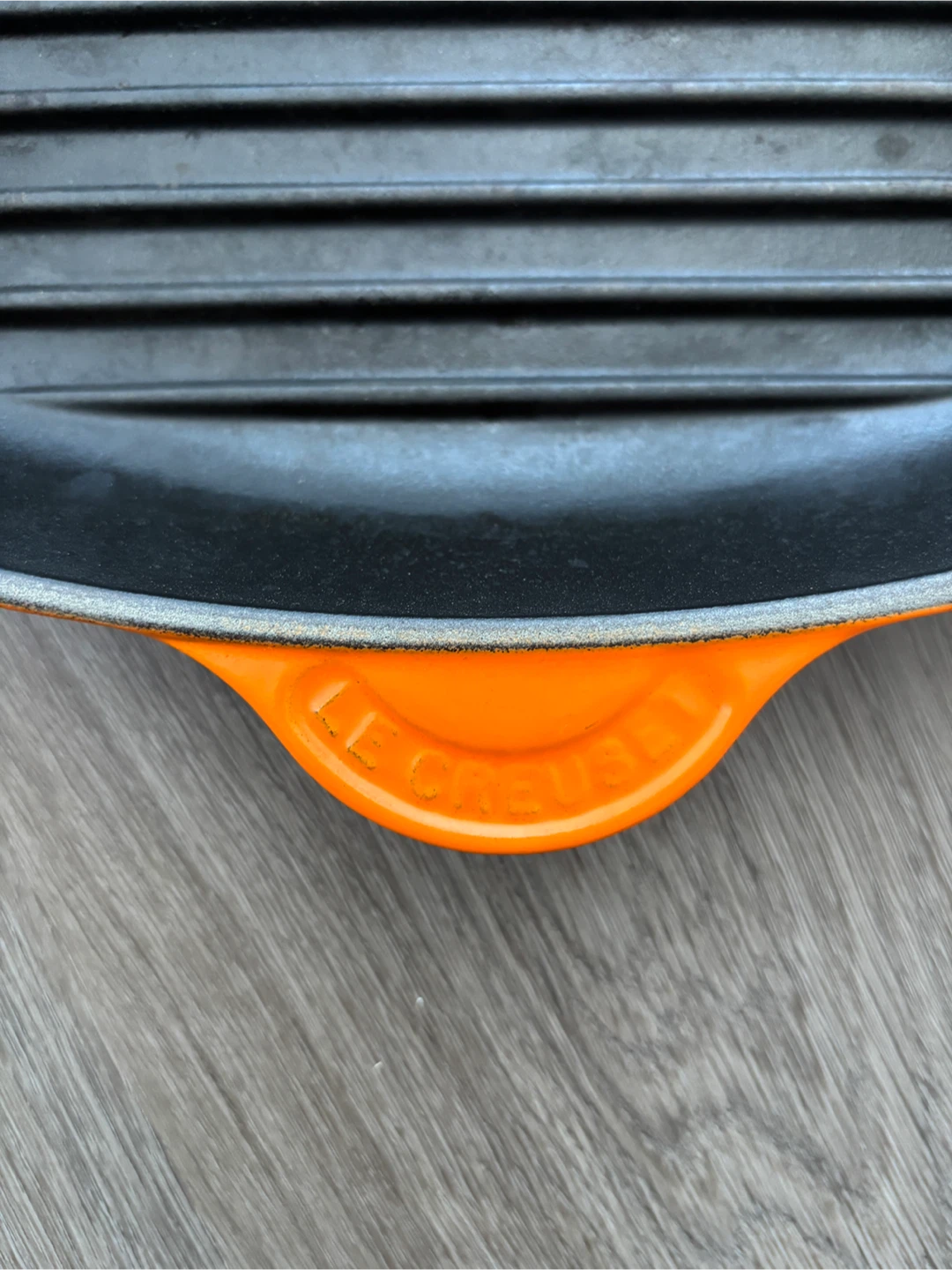 Le Creuset Square Skillet Grill Pan - Flame Orange - photo 2