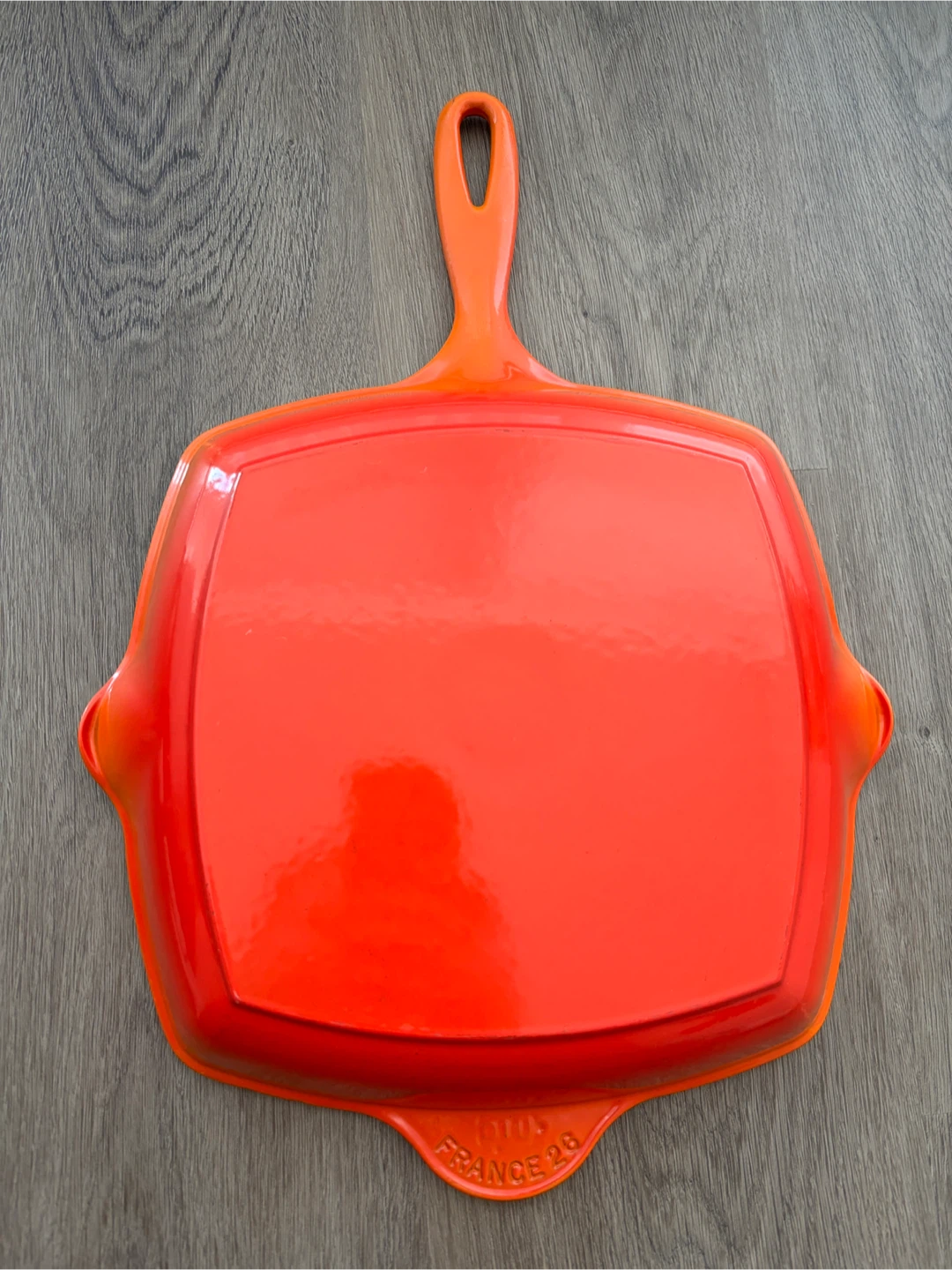 Le Creuset Square Skillet Grill Pan - Flame Orange - photo 3