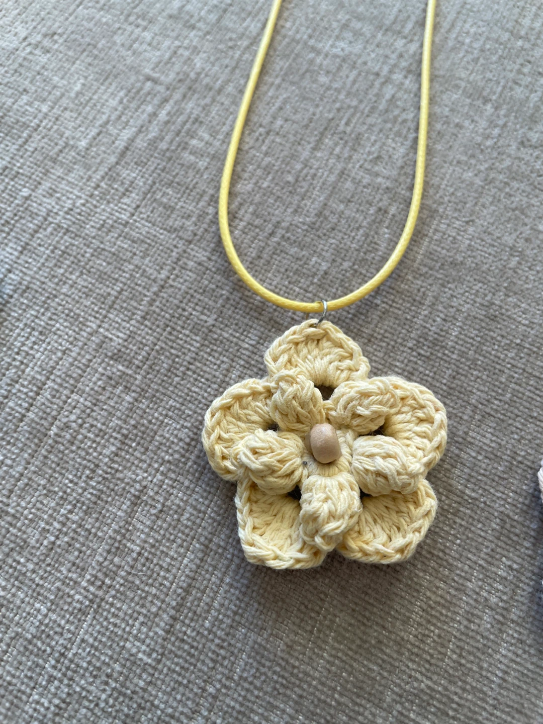 Handmade Crochet Flower Earrings and Necklace Set🏆 - photo 3