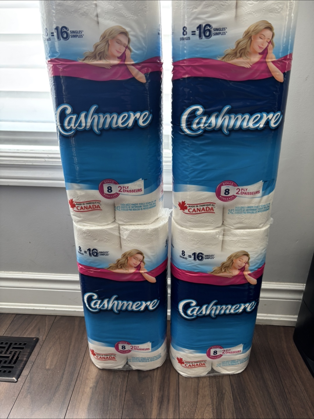 Toilet Paper - 4 Packs of 8=16 )