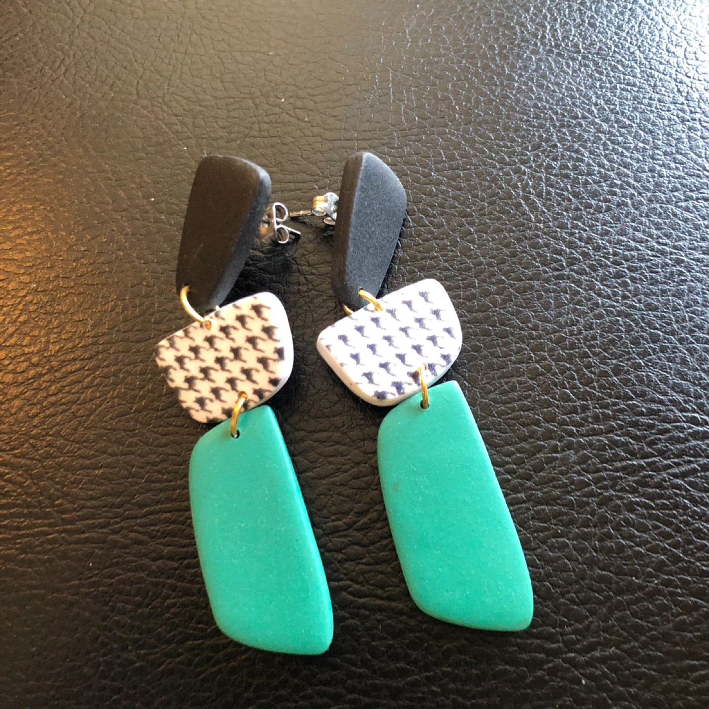 Abstract Drop Earrings