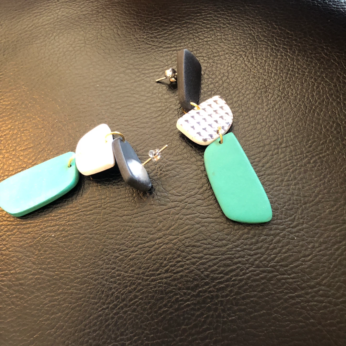 Abstract Drop Earrings - photo 4