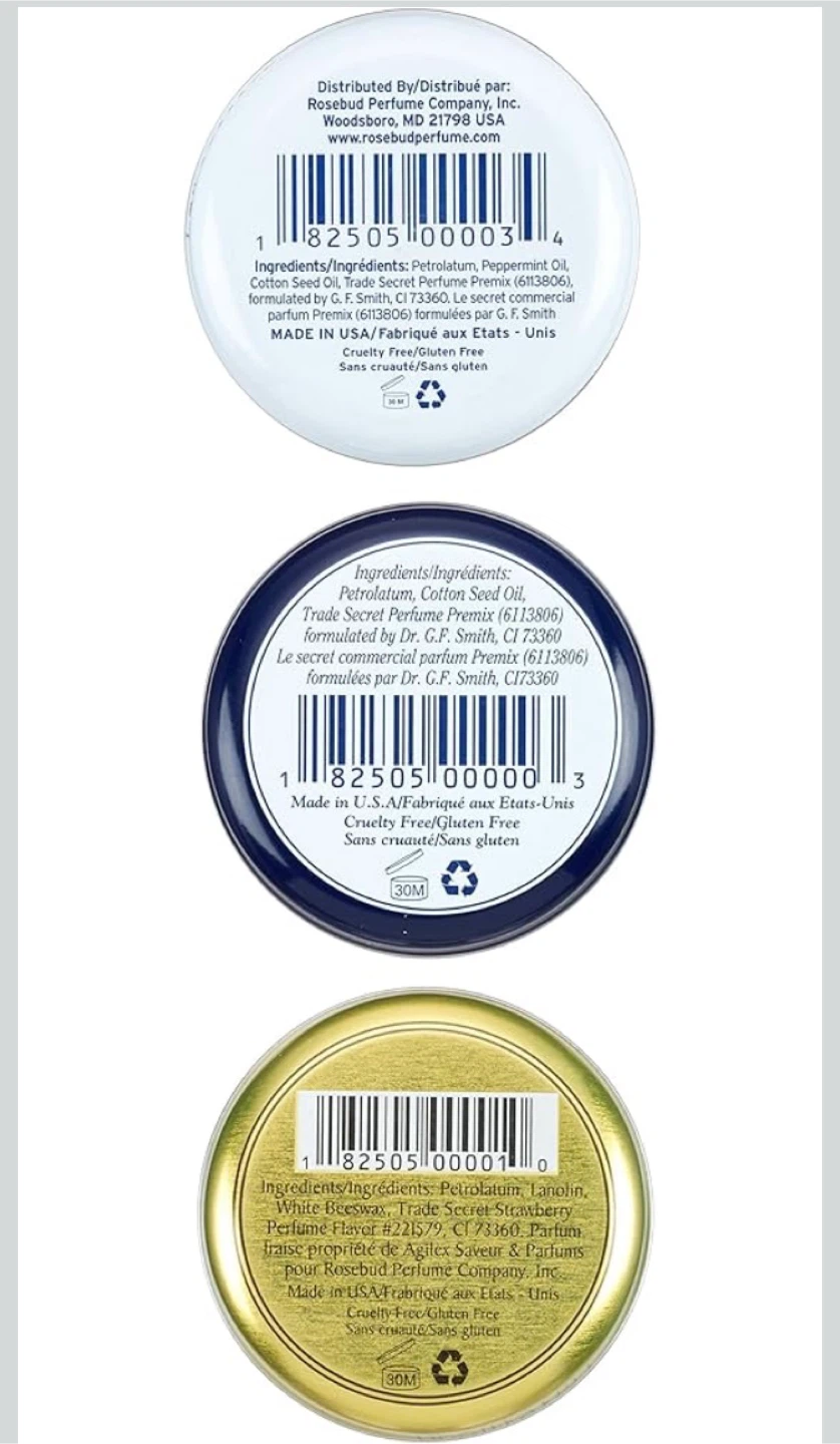 Smith's Rosebud Salve Trio - Minted Rose, Rosebud, Strawberry - photo 3