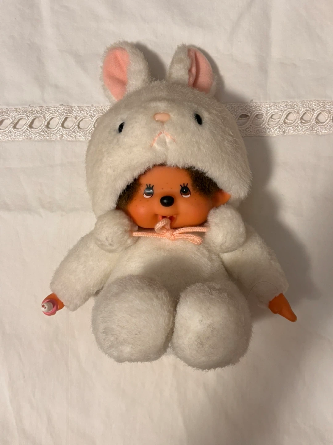 VINTAGE Monchhichi bunny doll